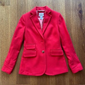 J. Crew Vibrant Red Women's Blazer